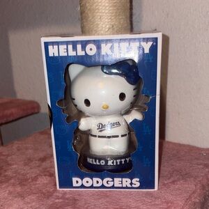 Hello Kitty 2023 Dodgers Collectors Bobblehead Figure Light Up Bow. New in box.